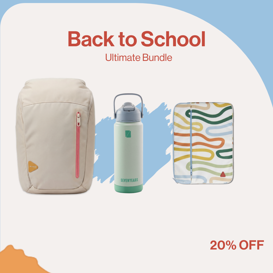 The Ultimate Back-to-School Kit — Daypack + Laptop Sleeve + Flask 700ml | Save 880EGP